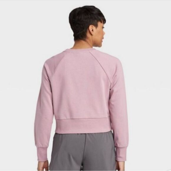 Purple Baja Cropped SWEATSHIRT - Picture 4 of 4